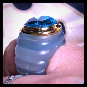 Designer Acrylic Pop Ring Oversize Statement 7.5